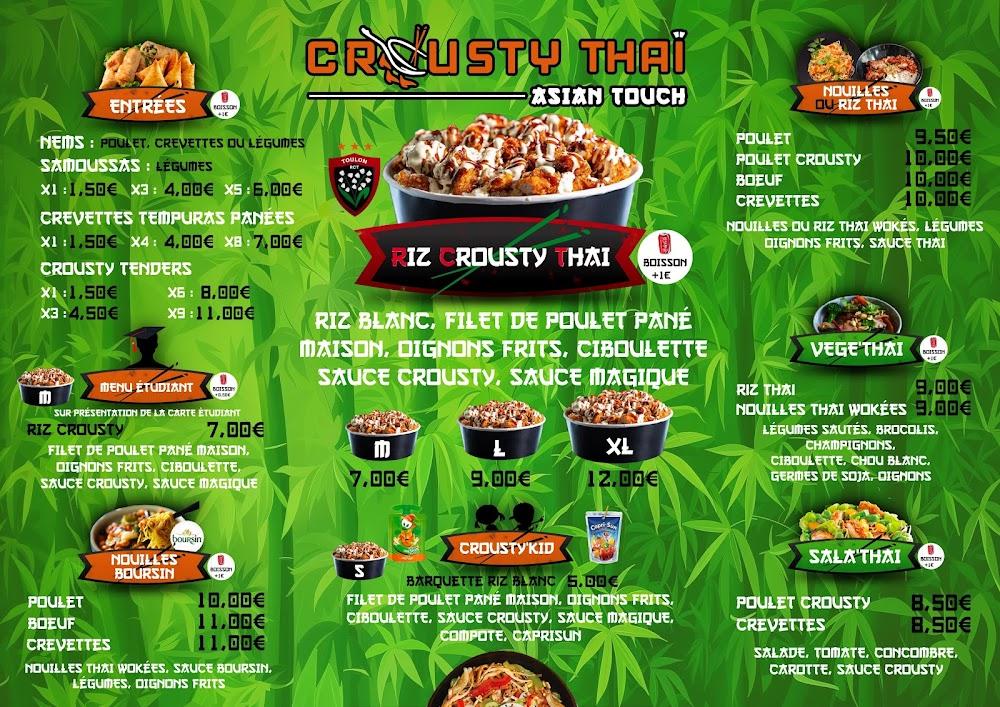 Crousty Thaï - Menu Image 1